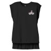 Women's Flowy Muscle Tee With Rolled Cuffs Thumbnail