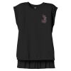 Women's Flowy Muscle Tee With Rolled Cuffs Thumbnail