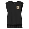 Women's Flowy Muscle Tee With Rolled Cuffs Thumbnail