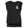 Women's Flowy Muscle Tee With Rolled Cuffs Thumbnail