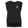 Women's Flowy Muscle Tee With Rolled Cuffs Thumbnail