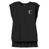 Women's Flowy Muscle Tee With Rolled Cuffs Thumbnail