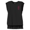 Women's Flowy Muscle Tee With Rolled Cuffs Thumbnail