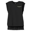Women's Flowy Muscle Tee With Rolled Cuffs Thumbnail