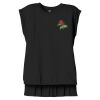 Women's Flowy Muscle Tee With Rolled Cuffs Thumbnail