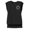 Women's Flowy Muscle Tee With Rolled Cuffs Thumbnail