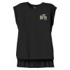 Women's Flowy Muscle Tee With Rolled Cuffs Thumbnail