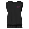 Women's Flowy Muscle Tee With Rolled Cuffs Thumbnail
