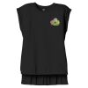Women's Flowy Muscle Tee With Rolled Cuffs Thumbnail