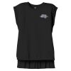 Women's Flowy Muscle Tee With Rolled Cuffs Thumbnail