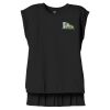 Women's Flowy Muscle Tee With Rolled Cuffs Thumbnail