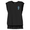 Women's Flowy Muscle Tee With Rolled Cuffs Thumbnail