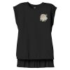 Women's Flowy Muscle Tee With Rolled Cuffs Thumbnail