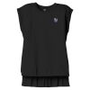 Women's Flowy Muscle Tee With Rolled Cuffs Thumbnail