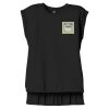 Women's Flowy Muscle Tee With Rolled Cuffs Thumbnail