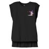 Women's Flowy Muscle Tee With Rolled Cuffs Thumbnail