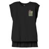 Women's Flowy Muscle Tee With Rolled Cuffs Thumbnail