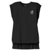 Women's Flowy Muscle Tee With Rolled Cuffs Thumbnail