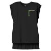 Women's Flowy Muscle Tee With Rolled Cuffs Thumbnail