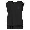 Women's Flowy Muscle Tee With Rolled Cuffs Thumbnail