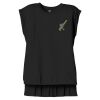 Women's Flowy Muscle Tee With Rolled Cuffs Thumbnail