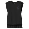 Women's Flowy Muscle Tee With Rolled Cuffs Thumbnail