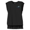 Women's Flowy Muscle Tee With Rolled Cuffs Thumbnail