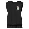 Women's Flowy Muscle Tee With Rolled Cuffs Thumbnail