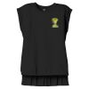 Women's Flowy Muscle Tee With Rolled Cuffs Thumbnail