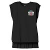 Women's Flowy Muscle Tee With Rolled Cuffs Thumbnail