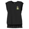 Women's Flowy Muscle Tee With Rolled Cuffs Thumbnail
