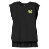Women's Flowy Muscle Tee With Rolled Cuffs Thumbnail