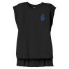Women's Flowy Muscle Tee With Rolled Cuffs Thumbnail