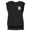 Women's Flowy Muscle Tee With Rolled Cuffs Thumbnail