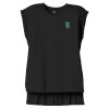 Women's Flowy Muscle Tee With Rolled Cuffs Thumbnail