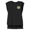 Women's Flowy Muscle Tee With Rolled Cuffs Thumbnail