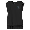 Women's Flowy Muscle Tee With Rolled Cuffs Thumbnail