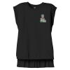 Women's Flowy Muscle Tee With Rolled Cuffs Thumbnail