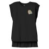 Women's Flowy Muscle Tee With Rolled Cuffs Thumbnail