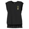 Women's Flowy Muscle Tee With Rolled Cuffs Thumbnail