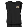Women's Flowy Muscle Tee With Rolled Cuffs Thumbnail