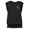 Women's Flowy Muscle Tee With Rolled Cuffs Thumbnail