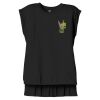 Women's Flowy Muscle Tee With Rolled Cuffs Thumbnail