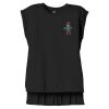 Women's Flowy Muscle Tee With Rolled Cuffs Thumbnail