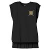 Women's Flowy Muscle Tee With Rolled Cuffs Thumbnail
