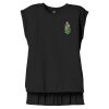 Women's Flowy Muscle Tee With Rolled Cuffs Thumbnail