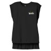 Women's Flowy Muscle Tee With Rolled Cuffs Thumbnail