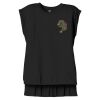 Women's Flowy Muscle Tee With Rolled Cuffs Thumbnail