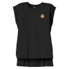 Women's Flowy Muscle Tee With Rolled Cuffs Thumbnail