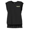 Women's Flowy Muscle Tee With Rolled Cuffs Thumbnail
